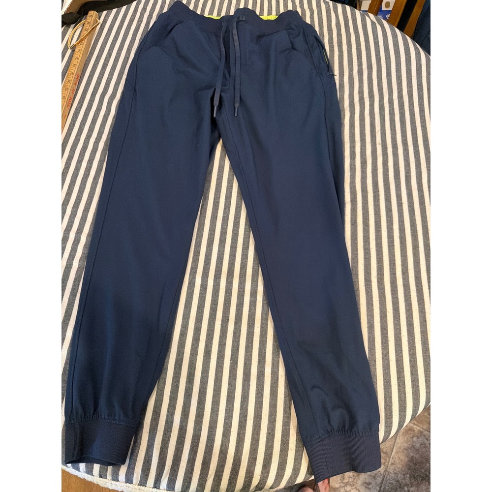 Birddogs Boomstick Mens Navy Blue Jogger Pants Tapered Athletic Sweatpants L